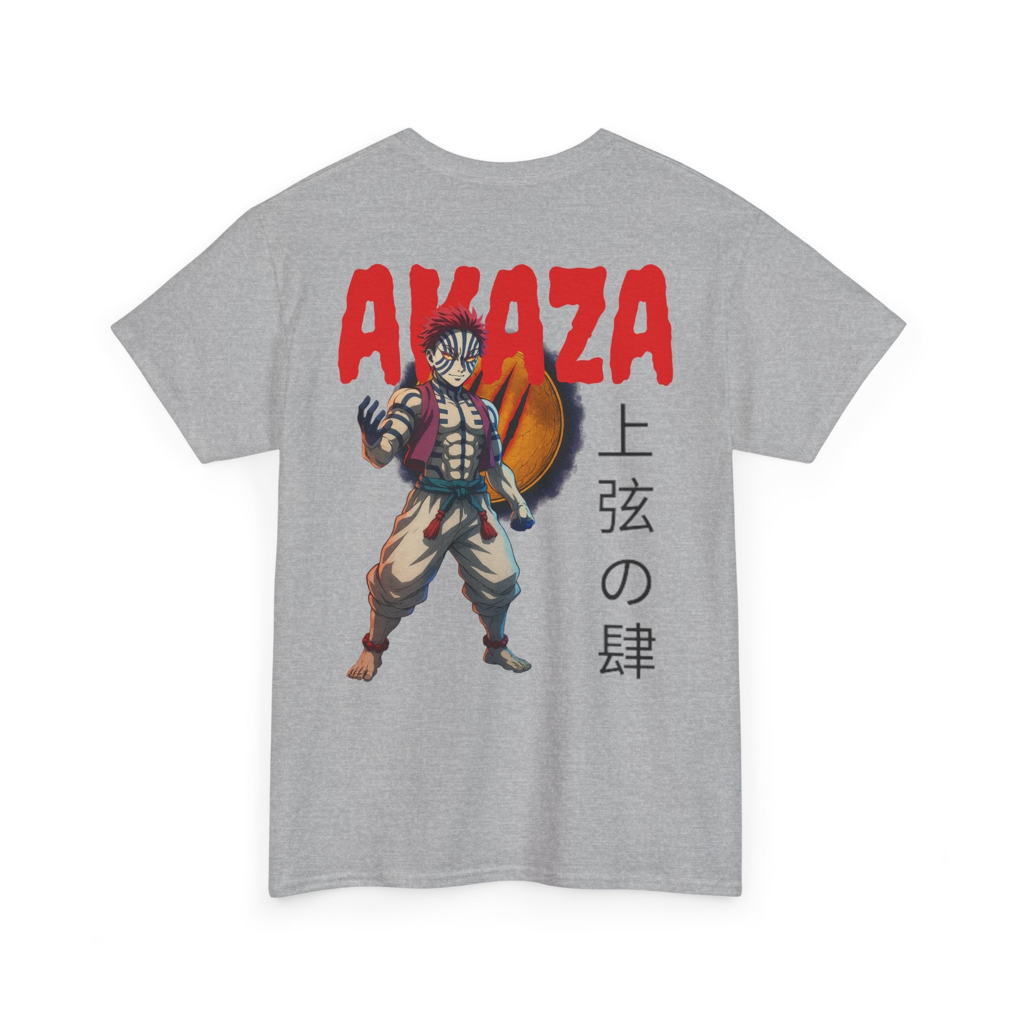 Akaza Demon Slayer Tee — Anime Graphic T‑Shirt with Kanji