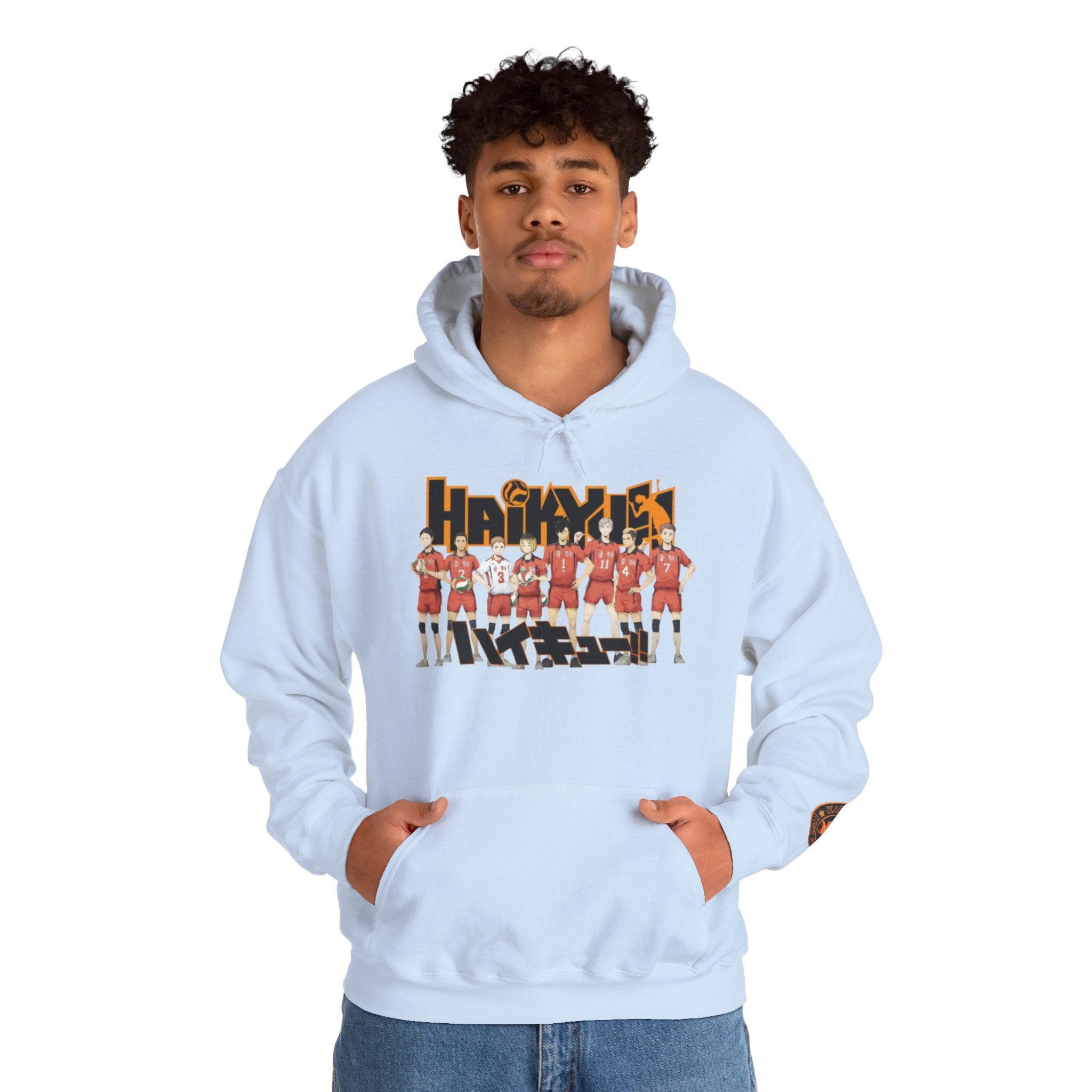 Haikyull Team Lineup Hoodie — Anime Volleyball Crew Sweatshirt