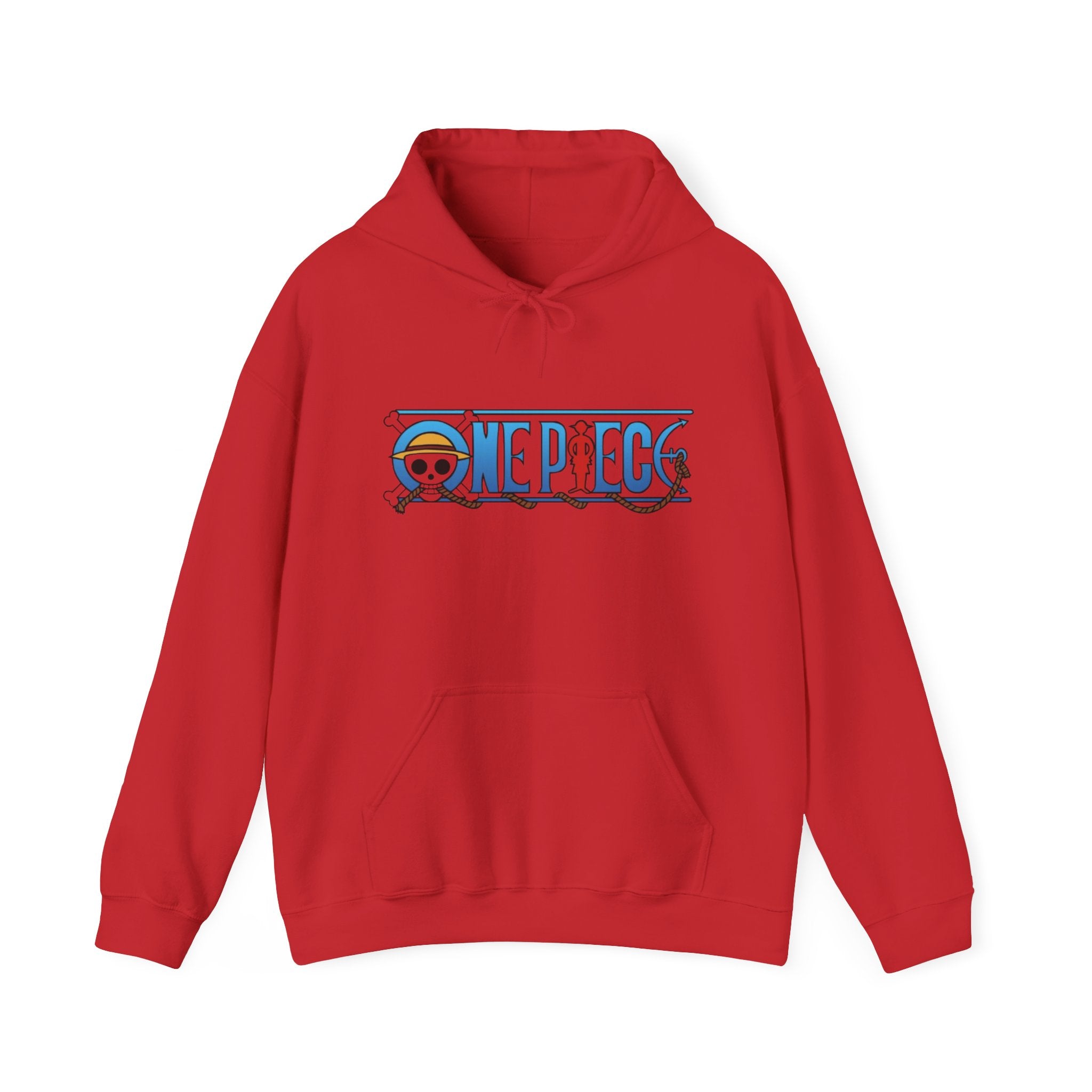 One Piece Hoodie — Luffy Crew Christmas Graphic Pullover