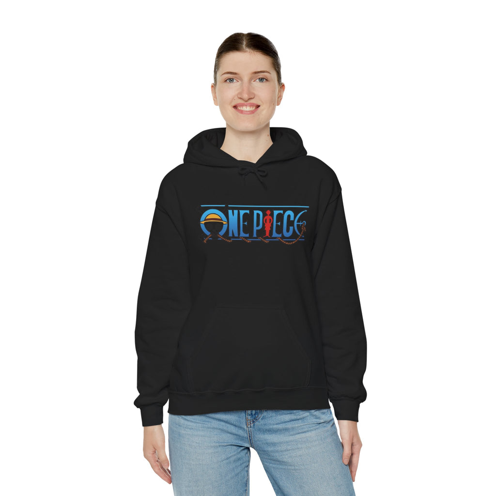 One Piece Hoodie — Luffy Crew Christmas Graphic Pullover