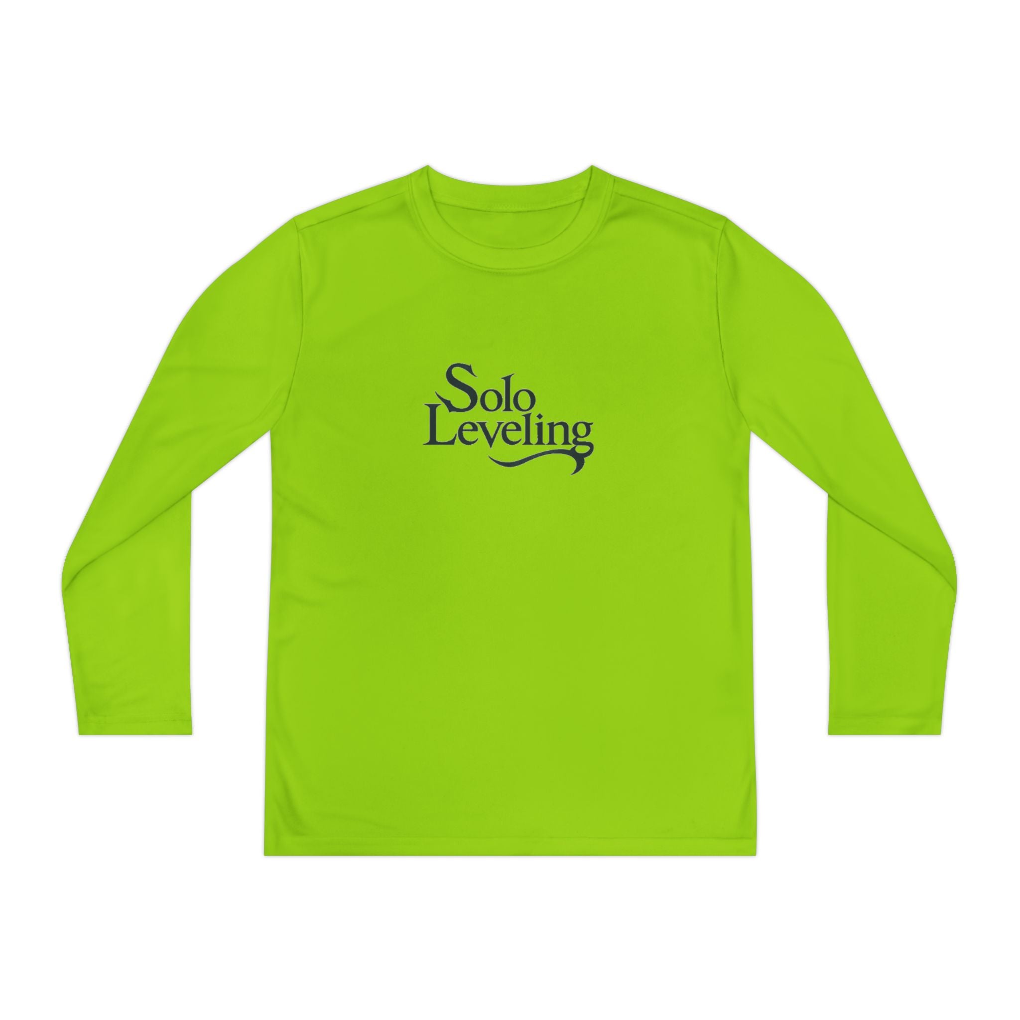 Youth Long Sleeve Tee — 'Solo Leveling' Minimal Logo Shirt