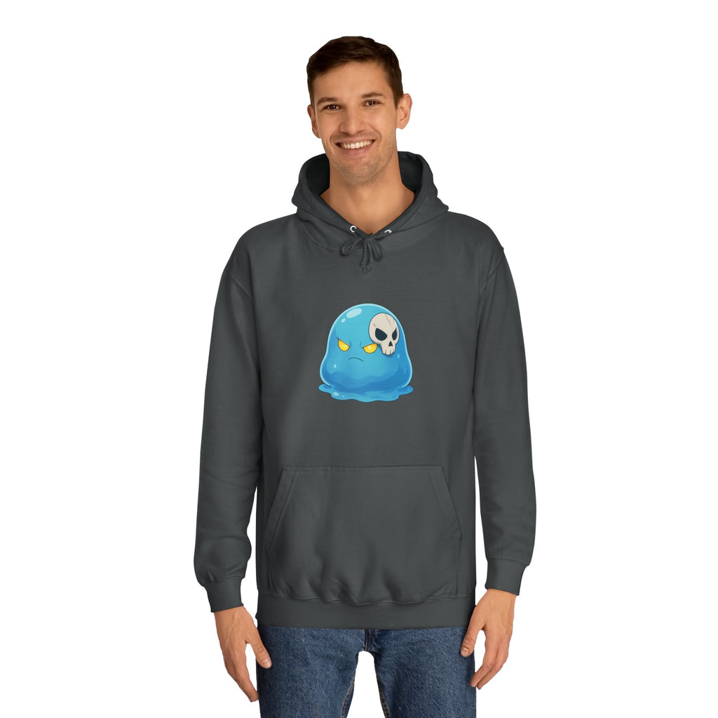 Cute Blue Slime Hoodie — 'Tempest' Gamer College Pullover