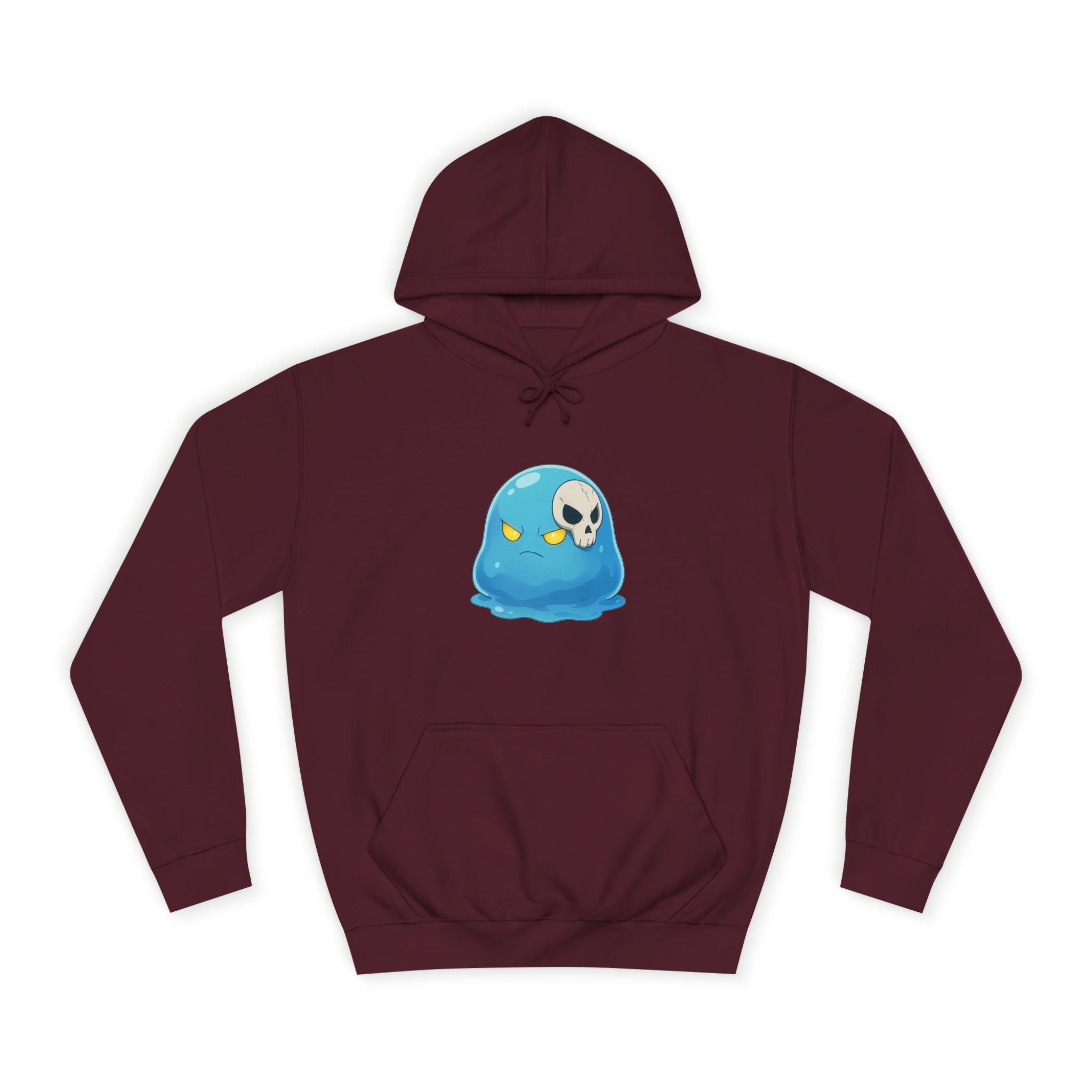 Cute Blue Slime Hoodie — 'Tempest' Gamer College Pullover