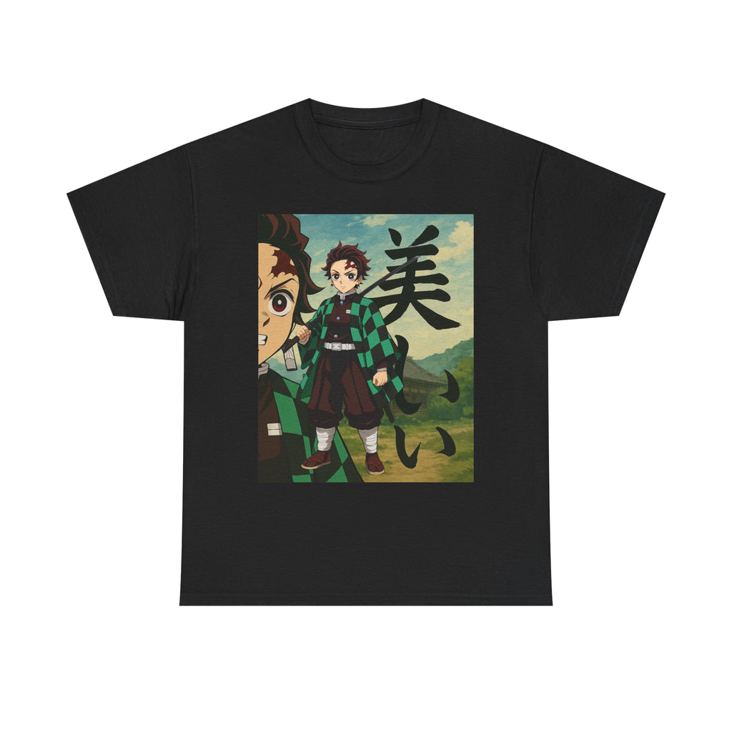 Demon Slayer Tanjiro Anime T-Shirt — Water Breathing Graphic Tee