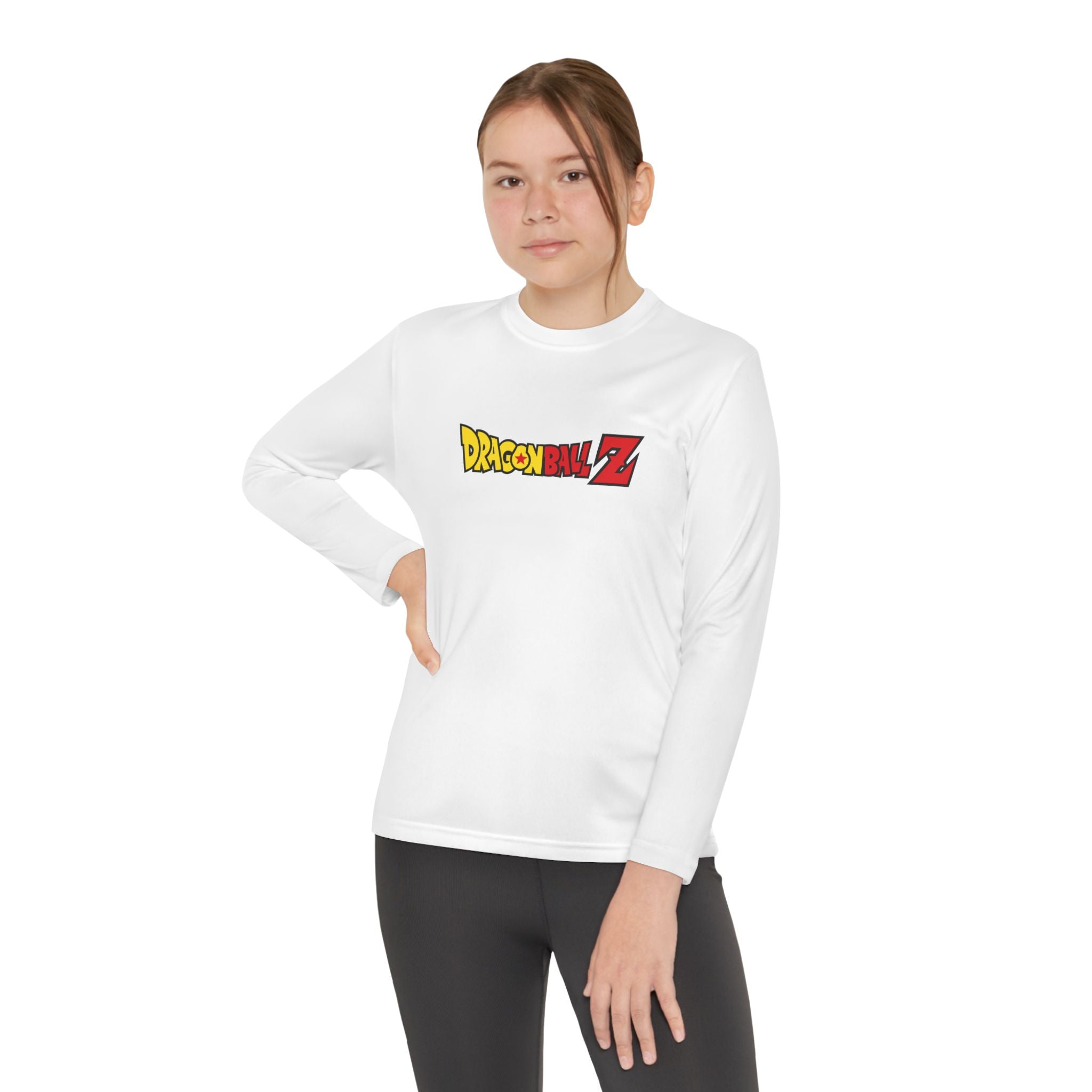 Dragon Ball Z Youth Long Sleeve Tee — Kids Anime Logo Shirt