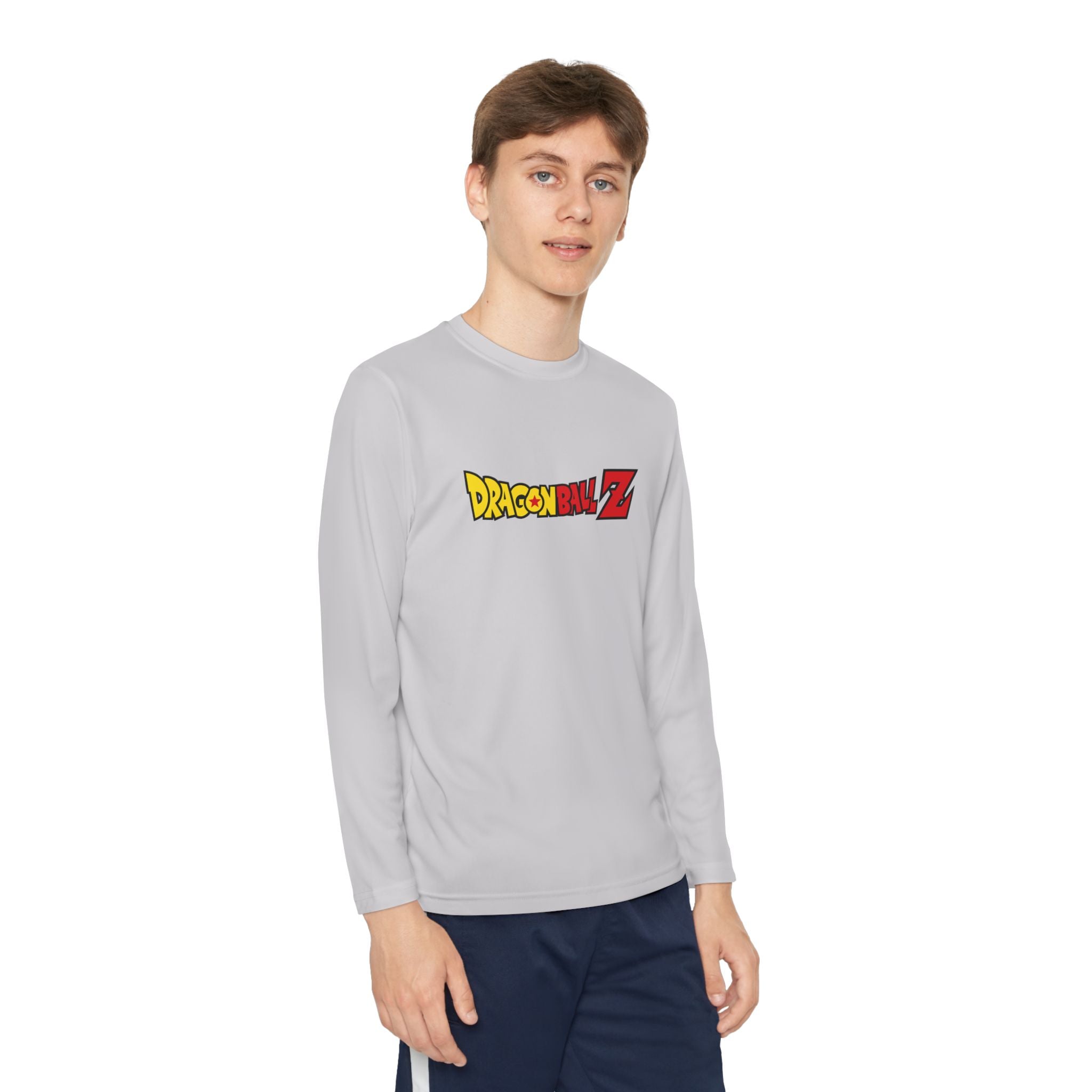 Dragon Ball Z Youth Long Sleeve Tee — Kids Anime Logo Shirt