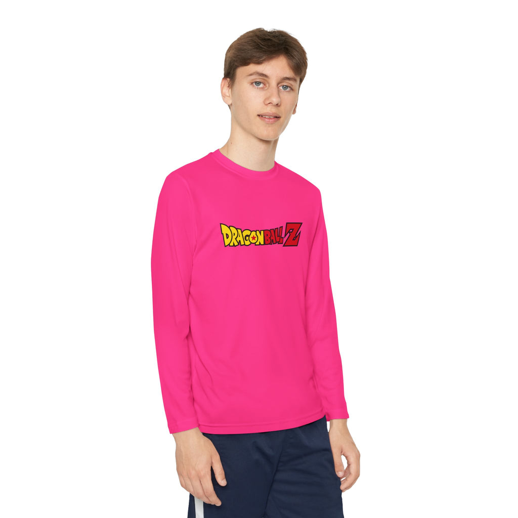 Dragon Ball Z Youth Long Sleeve Tee — Kids Anime Logo Shirt