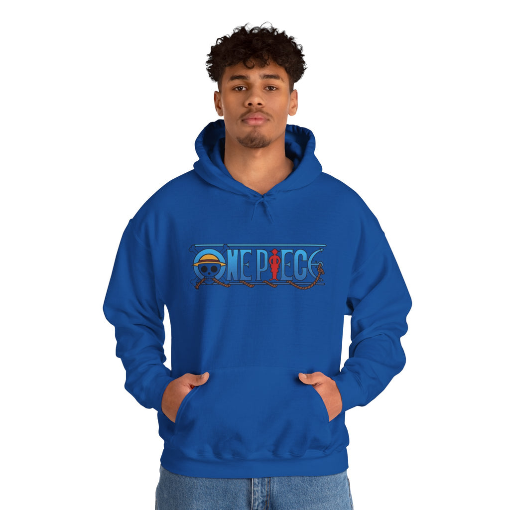 One Piece Hoodie — Luffy Crew Christmas Graphic Pullover
