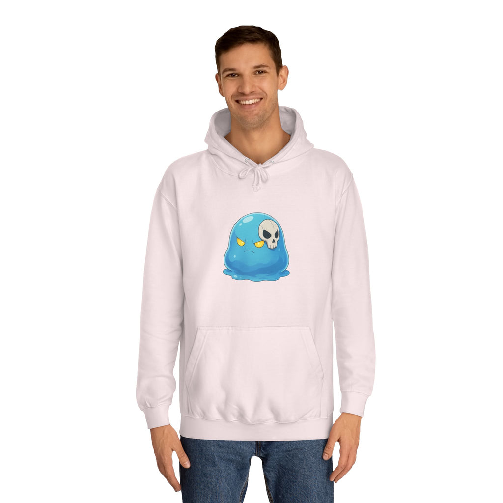 Cute Blue Slime Hoodie — 'Tempest' Gamer College Pullover